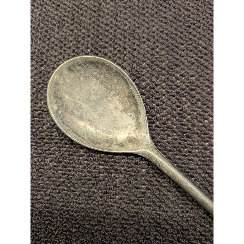 Vintage Silverplated Italian Spoon Mid-Century Bar Flatware‎